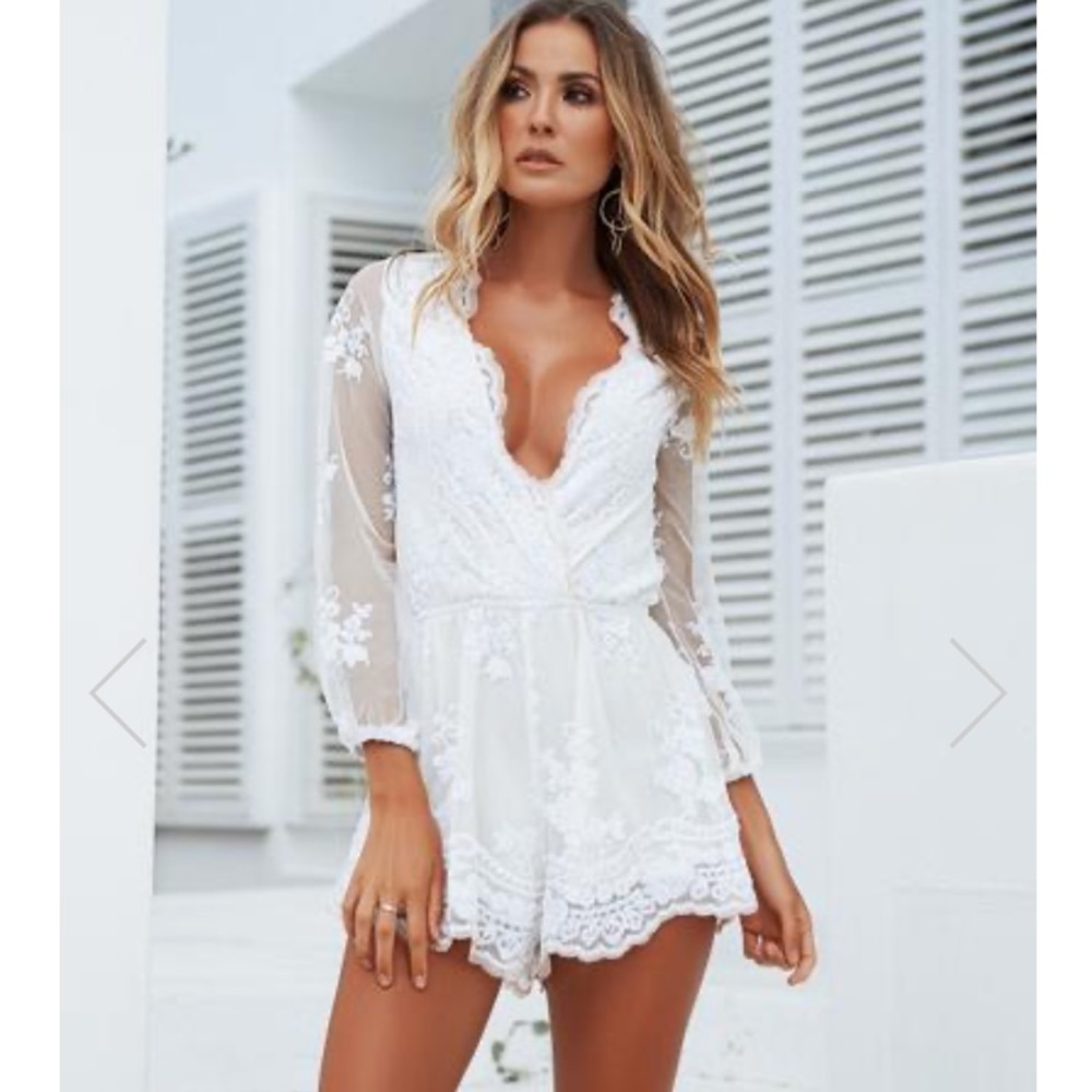 Sequin playsuit